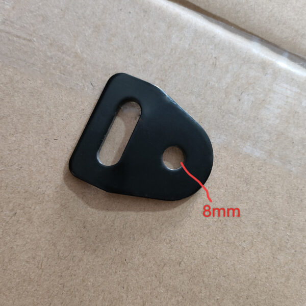 Car seat belt accessories end piece screw fixing piece two-point three-point seat belt with head trailer with head piece