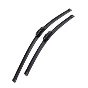 Universal Car Windshield Rubber Wipers 12-28 Inch Boneless with Small Straight Plug Interface Windshield Rubber Wipers
