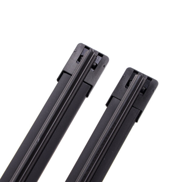 Universal Car Windshield Rubber Wipers 12-28 Inch Boneless with Small Straight Plug Interface Windshield Rubber Wipers